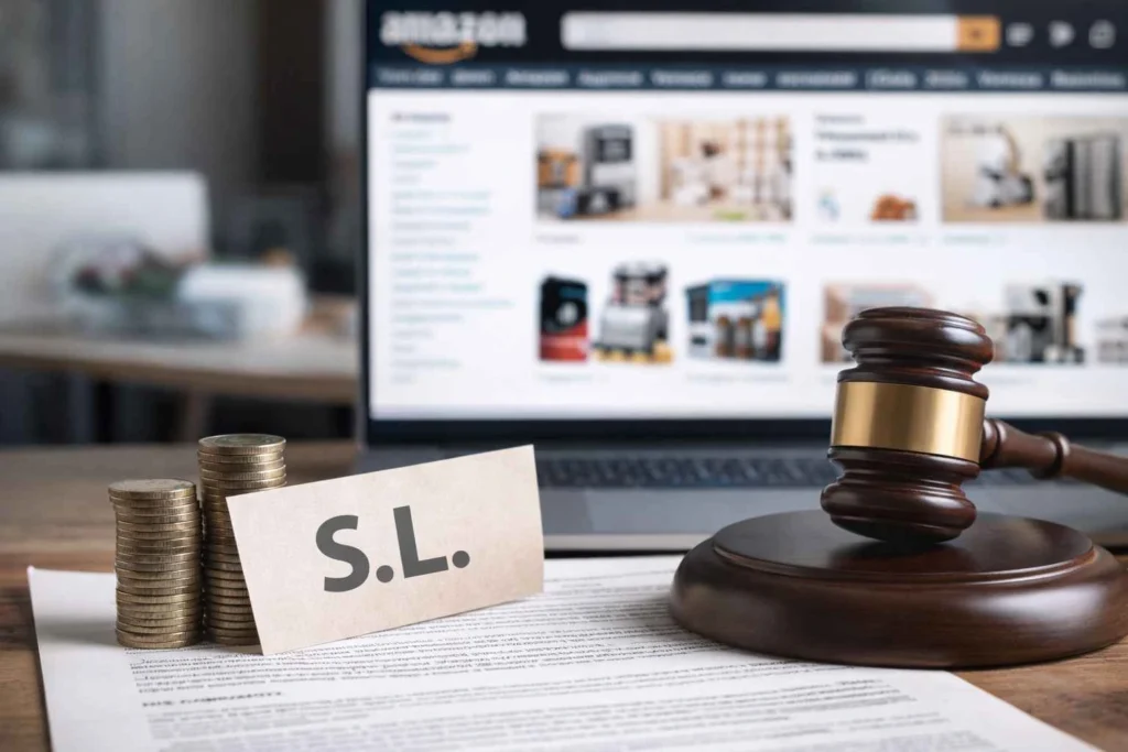 logo de vender en amazon como sociedad limitada