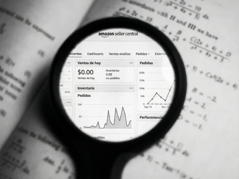 Análisis profundo de cuenta Amazon con datos, métricas y rendimiento del negocio