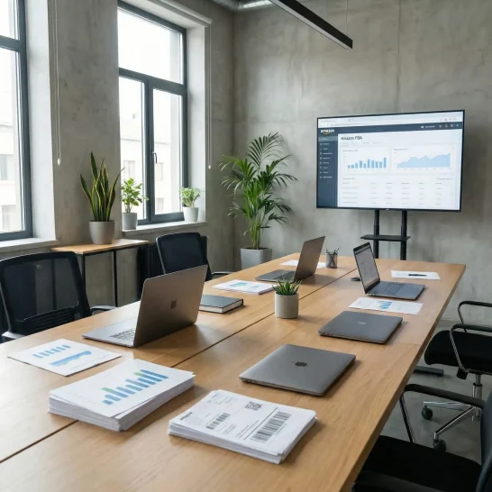 oficina de sellerproject sección de la agencia fba.